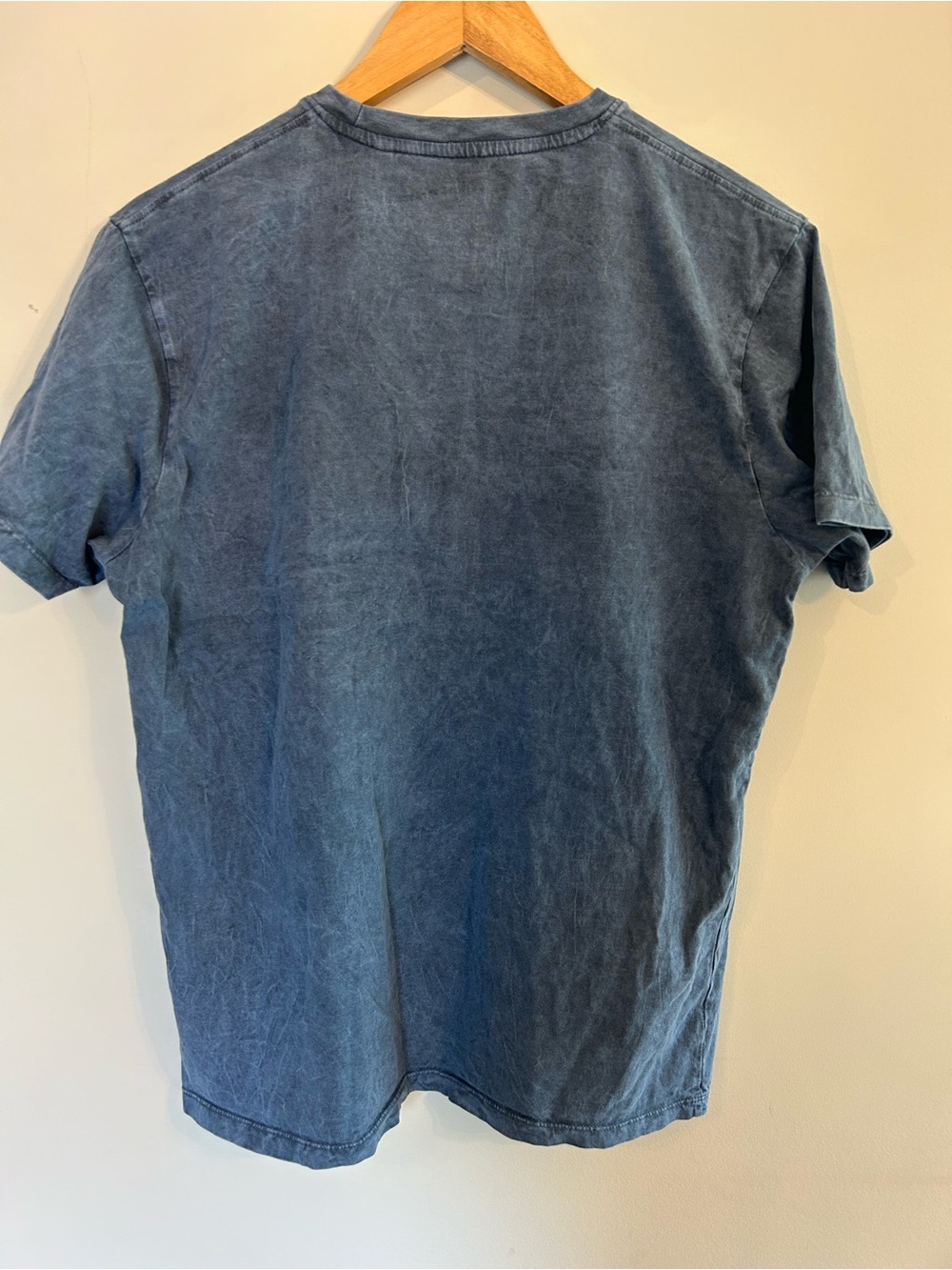 Vintage Sailboat Graphic Blue Acid Washed Short Sleeve Tee L Sailor Coastal - Picture 4 of 4